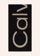 Apaszki i szaliki damskie - Calvin Klein Szal schwarz - miniaturka - grafika 1