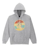 Bluzy damskie - Bluza na Boks Rękawice Oldschool Trening Siłownia Szara XXL - miniaturka - grafika 1