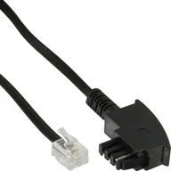 Patchcordy - InLine TAE-F German Kabel for Telekom Siemens TAE-F German RJ11 6P4C męski męski 3m 18913 - miniaturka - grafika 1