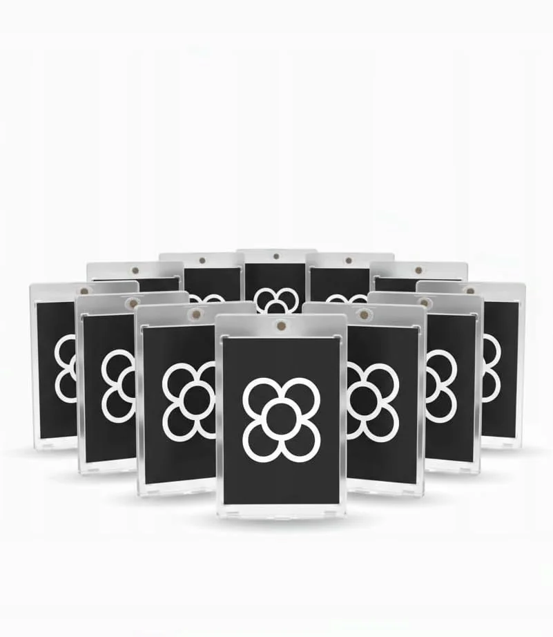 UCHWYTY 12 SZTUK MAGNETYCZNE NA KARTY ETUI OCHRONA UV GRACZ