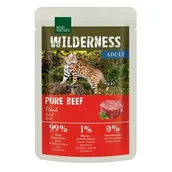 Mokra karma dla kotów - REAL NATURE Wilderness Adult Pure Beef 48x85 g - miniaturka - grafika 1