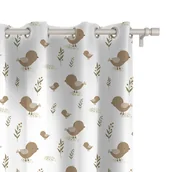 Firany i zasłony dla dzieci - Zasłona dla dzieci BUNNY BLISS wzór D250 | kurczaczki 150 x 260 cm tkanina standard - miniaturka - grafika 1