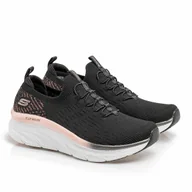 Sneakersy damskie - Sneakersy damskie Skechers D'Lux Walker- Let it Glow 39,5 - miniaturka - grafika 1