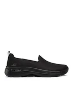 Półbuty damskie - Skechers Półbuty Go Walk Arch Fit 124401/BBK Czarny - miniaturka - grafika 1