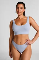 Majtki damskie - Hunkemöller Wysoko wycięte stringi Dianne Niebieski - miniaturka - grafika 1
