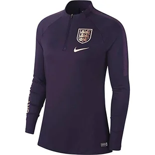Nike damska bluza Ent Nk Dry Sqd Dril Sweatshirt zielony Purple Dynasty/Purple Dynasty/ M - Bluzy damskie - miniaturka - grafika 1