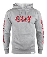 Bluzy męskie - bluza OZZY OSBOURNE - BLIZZARD OF OZZ, kangurka z kapturem szara-XL - miniaturka - grafika 1