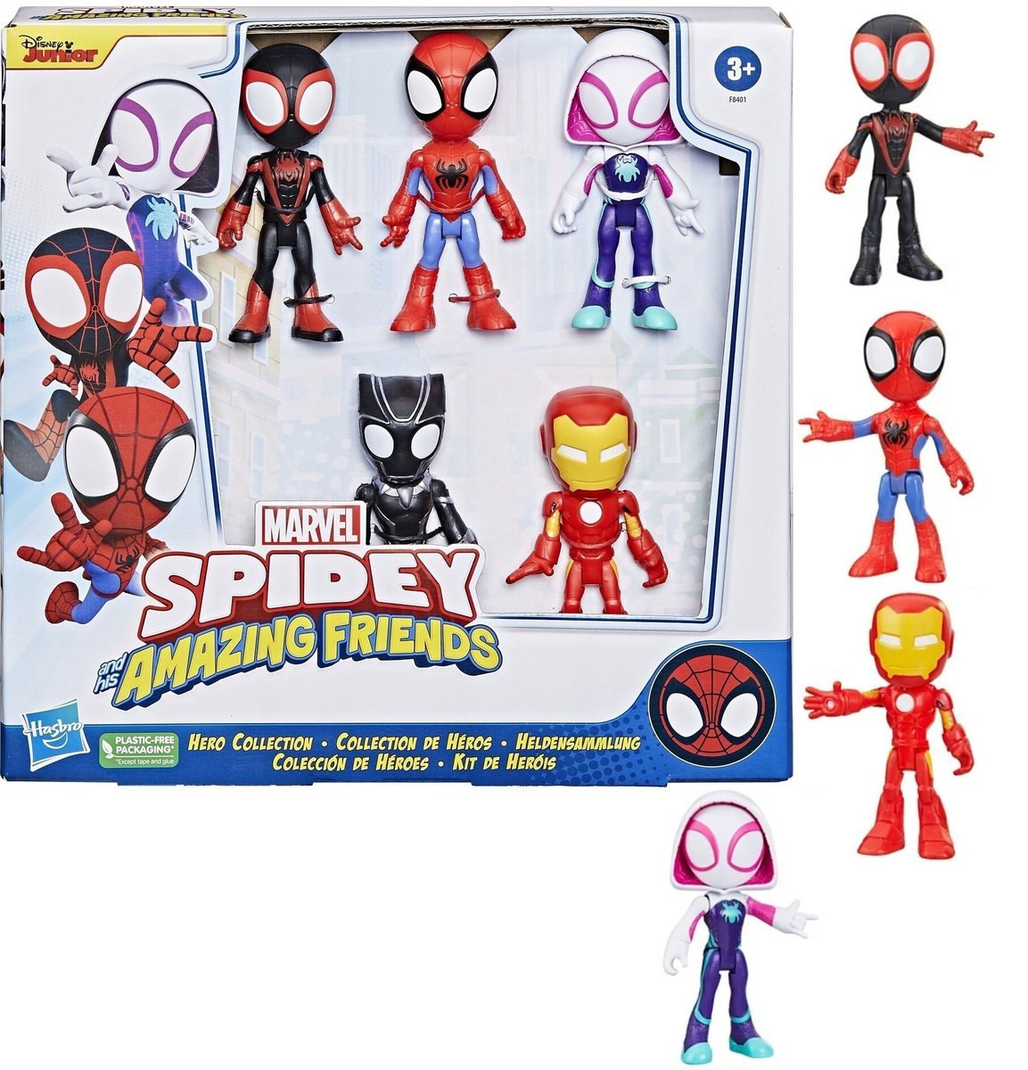Figurki SPIDEY i Przyjaciele Zestaw 5 szt. Marvel Hasbro F8401