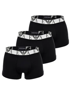 Emporio Armani Bokserki 30552 Czarny - Majtki męskie - miniaturka - grafika 1