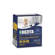 Mokra karma dla psów - Bozita Naturals Mięsne kawałki z kurczakiem i ryżem w galaretce 24x370g - miniaturka - grafika 1