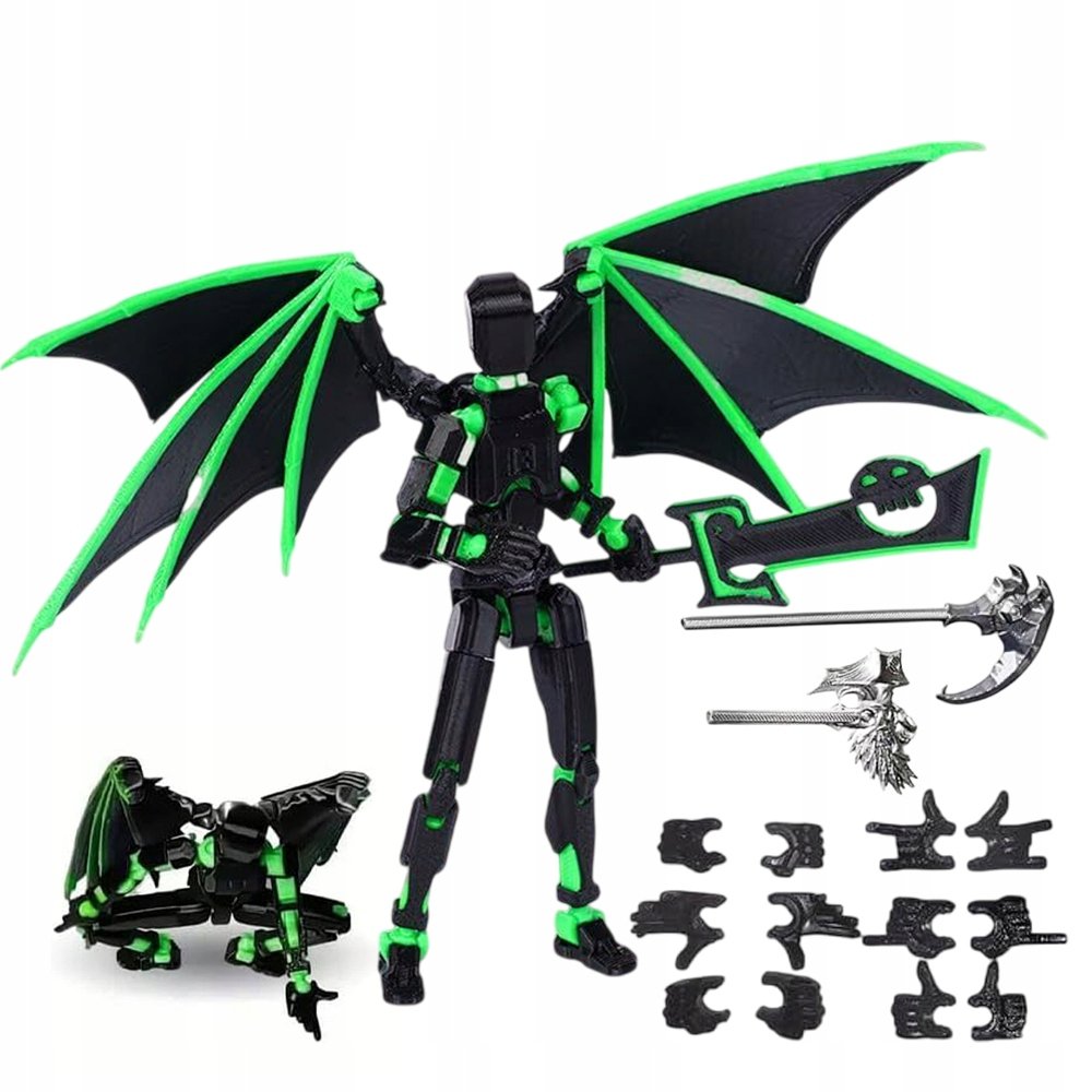 Wieloprzegubowy Ruchomy Robot Drukowany Manekin 3D Figurka Modele 13CM