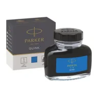 Inne akcesoria do piór i długopisów - Parker Atrament zmywalny niebieski 57ml - miniaturka - grafika 1