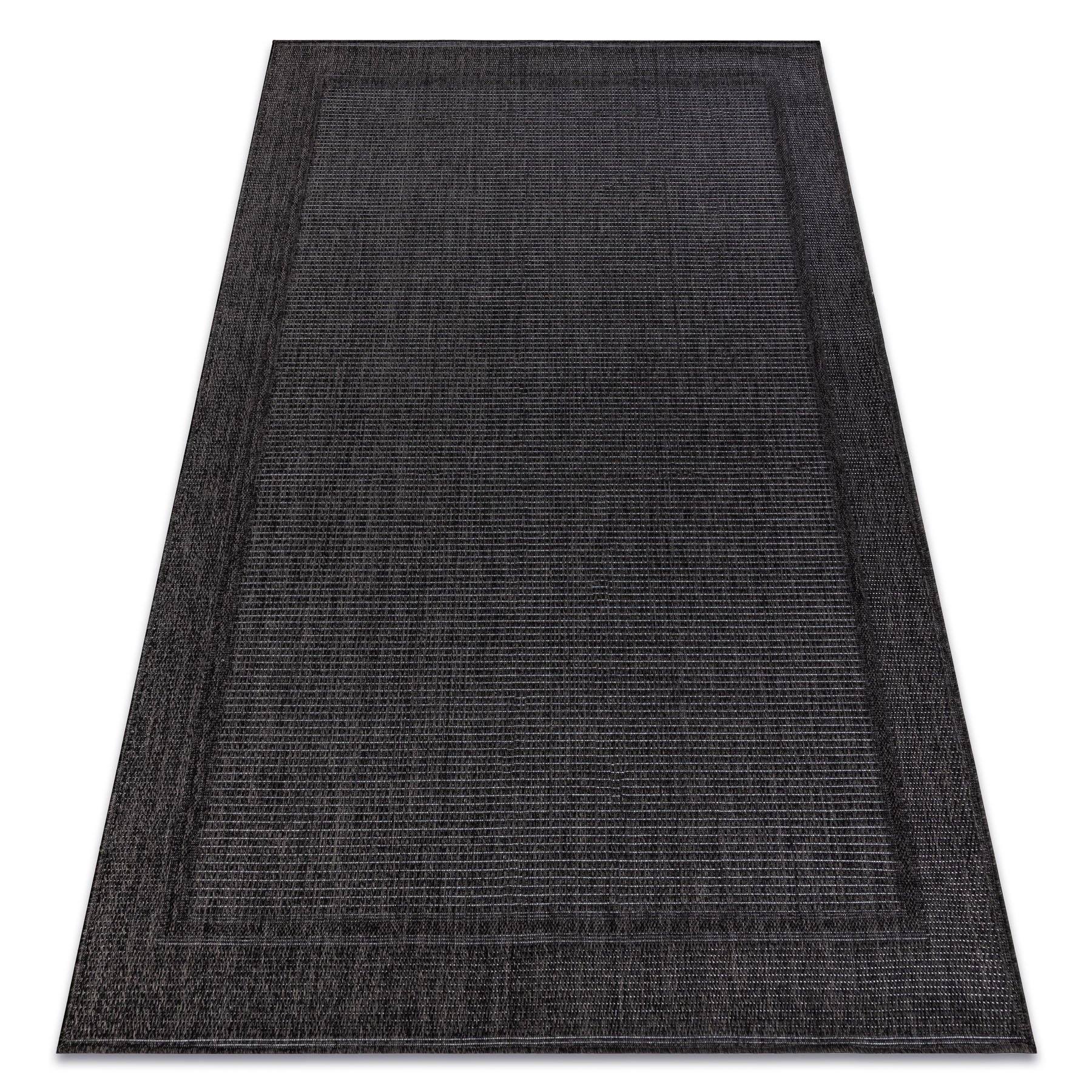 Dywan TIMO 5979 SZNURKOWY SIZAL outdoor ramka czarny 180x270 cm