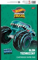 Szkolne artykuły papiernicze - Blok techniczny A4, 10k. Hot Wheels - miniaturka - grafika 1