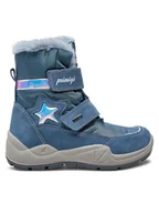 Buty dla dziewczynek - Primigi Śniegowce 6878522 S GORE-TEX Niebieski - miniaturka - grafika 1