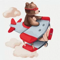 Malowanie po numerach - Podróżowanie niebem 30x30 - Ideyka - Malowanie po numerach - miniaturka - grafika 1