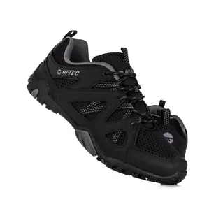 Buty męskie sportowe Hi-Tec RANGO BLACK - Buty trekkingowe damskie - miniaturka - grafika 1