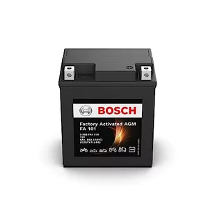 Bosch 0986FA1010 akumulator motocyklowy 6 Ah 100 A technologia żelowa, akumulator rozruchowy w jakości oryginalnego wyposażenia, odporny na cykle przechowywania, nie wymaga konserwacji, czarny - Akumulatory motocyklowe - miniaturka - grafika 1