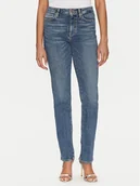 Spodnie damskie - Guess Jeansy WBGA08 D4LT0 Niebieski Straight Fit - miniaturka - grafika 1
