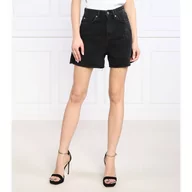 Spodenki damskie - GUESS Szorty MANOLA | Regular Fit - miniaturka - grafika 1