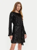 Sukienki - Vero Moda Sukienka koktajlowa Efa 10321447 Czarny Regular Fit - miniaturka - grafika 1