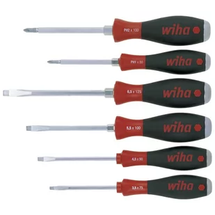 Wiha Zestaw wkrętaków płaskich/krzyżowych PH, SoftFinish, 530SF HK6 Zestaw 6-cz (21250) - Śrubokręty - miniaturka - grafika 3