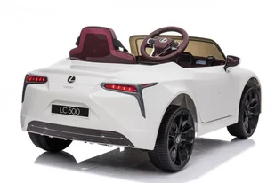 Pojazd Lexus LC500 Biały - Pojazdy elektryczne dla dzieci - miniaturka - grafika 8