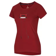 Koszulki sportowe damskie - Koszulka damska Ocún Raglan T Rozmiar: L / Kolor: czerwony - miniaturka - grafika 1