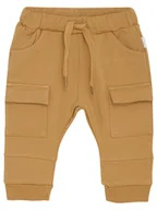 Spodenki dla niemowląt - Noppies Spodnie dresowe w kolorze jasnobrązowym - miniaturka - grafika 1