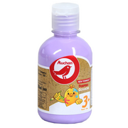 Farby i media malarskie - Auchan - Farba fioletowa w butelce 250 ml - miniaturka - grafika 1