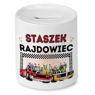Skarbonka 330 ml Dla Staszka Syna Dziecka Prezent z Nadrukiem ze Zdjęciem + Opakowanie na prezent (wzór 01) - Skarbonki - miniaturka - grafika 1