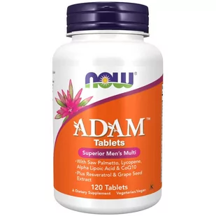 Now Foods NOW ADAM Multi-Vitamin 120tabs - Witaminy i minerały dla sportowców - miniaturka - grafika 1