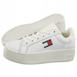 Tommy Jeans buty damskie sportowe białe Flatform Ess rozmiar 41 - Buty sportowe damskie - miniaturka - grafika 1
