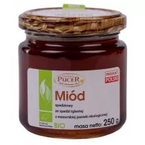 Pucer Miód Spadziowy ze Spadzi Iglastej 250g - Pucer Ekologiczny PUCSPAD250EKO - Miód - miniaturka - grafika 1