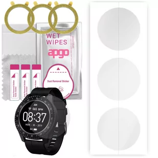 3x Folia hydrożelowa do Garett Sport 12 - apgo Smartwatch Hydrogel Protection Ochrona na ekran smartwatcha - Akcesoria do smartwatchy - miniaturka - grafika 1