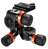 Głowice do statywów - 3-osiowa Głowica Przekładniowa Cnc Udźwig 6 Kg 1/4"" 3/8"" Arcaswiss K&f / Kf31.047 - miniaturka - grafika 1