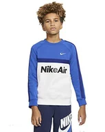 Bluzy dla chłopców - Nike Nsw Crew bluza chłopięca niebieski Game Royal/White/Deep Royal Bl M - miniaturka - grafika 1