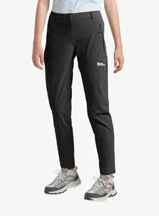 Spodnie softshell damskie Jack Wolfskin Hikeout Pants - black - Spodnie narciarskie - miniaturka - grafika 1