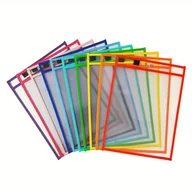 Inne - TEMU Worek wielokrotnego użytku do suszenia i pisania, przezroczysta osłona na arkusze plastikowe, przybory szkolne dla nauczycieli, artykuły - miniaturka - grafika 1