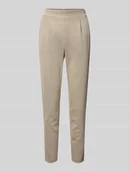 Spodnie damskie - Spodnie materiałowe o kroju slim fit z elastycznym pasem model ‘Kate’ - miniaturka - grafika 1