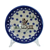 Dekoratorstwo - Ceramiczny talerz deserowy 19 cm Ceramika Bolesławiec - miniaturka - grafika 1