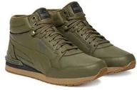 Trampki męskie - Buty Puma ST Runner v4 Mid khaki 402893 06 41 - miniaturka - grafika 1