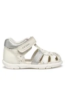 Buty dla dziewczynek - Geox Sandały B Sandal Zapito B556FA 000BC C0007 Biały - miniaturka - grafika 1