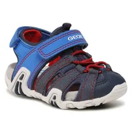 Sandały damskie - Geox Sandały B S. Kraze A B1524A 0CE15 C0833 M Royal/Red - miniaturka - grafika 1