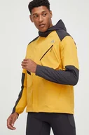 Kurtki męskie - adidas Performance kurtka do biegania kolor żółty przejściowa - miniaturka - grafika 1