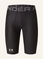 Spodenki męskie - Under Armour Legginsy Ua Heatgear Z Siateczką schwarz - UNDER ARMOUR - miniaturka - grafika 1