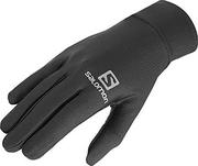 Rękawiczki - SALOMON Agile Warm Rękawiczki, black XS 2020 Rękawiczki do biegania L39014400-XS - miniaturka - grafika 1