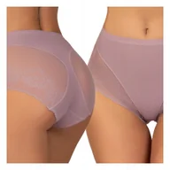 Majtki damskie - Wyszczuplające majtki MODELUJĄCE korygujące ODDYCHAJĄCE koronkowe - miniaturka - grafika 1