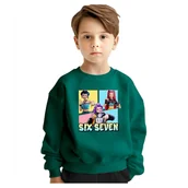 Bluzy dla dziewczynek - BLUZA DZIECIĘCA 67 SIX SEVEN VIRAL HUNTRIX 134-140 DLA CHŁOPCA DZIEWCZYNKI - miniaturka - grafika 1