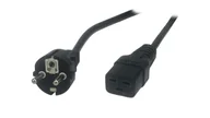 Kable komputerowe i do monitorów - Przewód zasilający CEE7 IEC C19 - POSAC-C19-16/EU15 czarny 1,5m - miniaturka - grafika 1